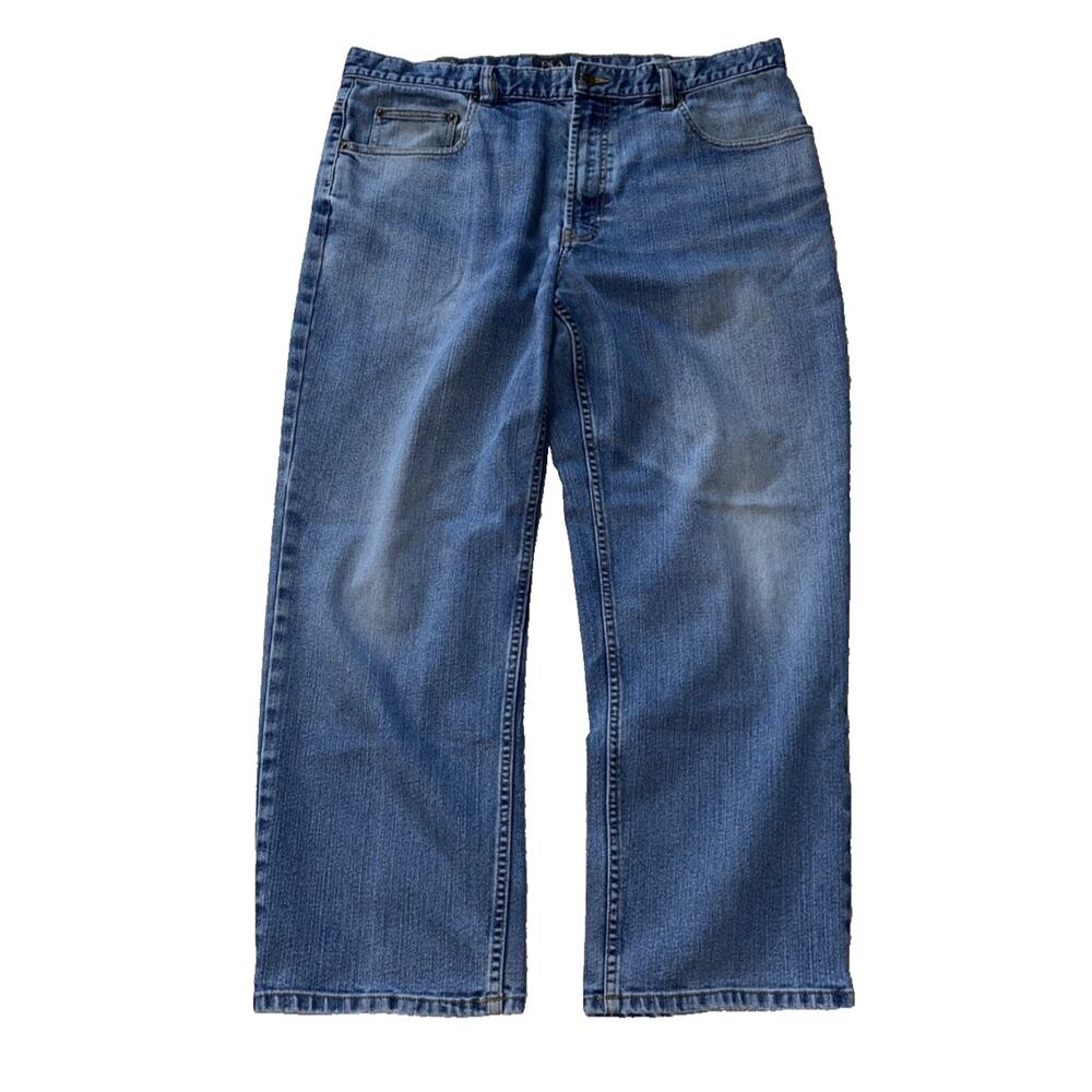 Jos A Bank Jeans Men's 38x29 Straight Fit Travelers Collection Classic Denim
